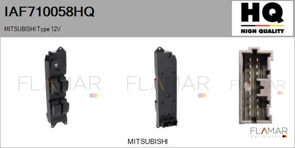 FLAMAR IAF710058HQ - Switch, window regulator car-mod.net