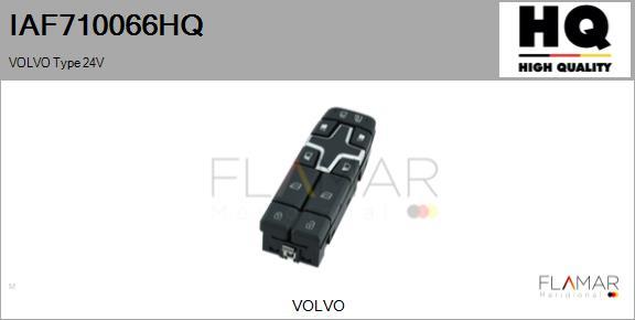 FLAMAR IAF710066HQ - Switch, window regulator car-mod.net