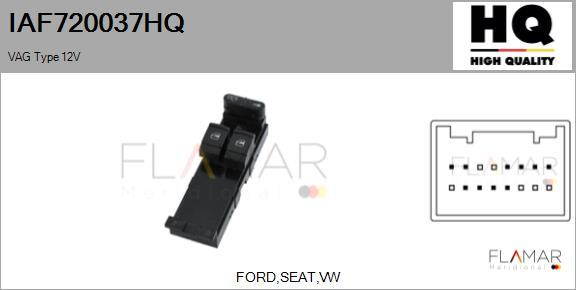 FLAMAR IAF720037HQ - Switch, window regulator car-mod.net
