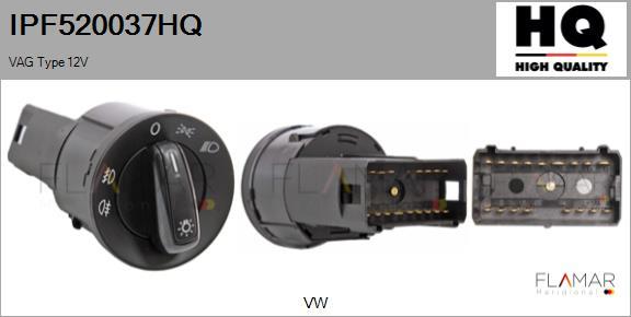 FLAMAR IPF520037HQ - Switch, headlight car-mod.net