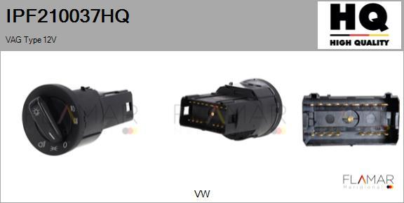 FLAMAR IPF210037HQ - Switch, headlight car-mod.net