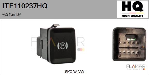 FLAMAR ITF110237HQ - Switch, park brake actuation car-mod.net