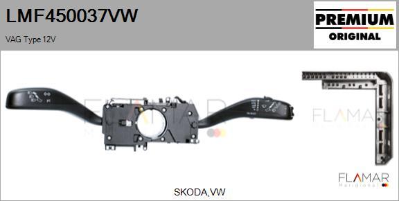 FLAMAR LMF450037VW
 - Steering Column Switch car-mod.net