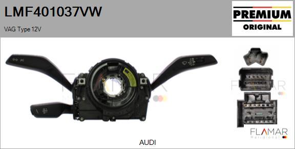 FLAMAR LMF401037VW
 - Steering Column Switch car-mod.net