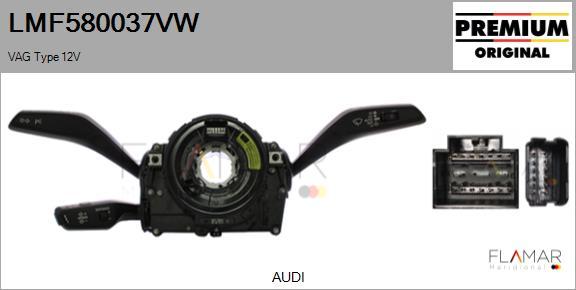 FLAMAR LMF580037VW
 - Steering Column Switch car-mod.net