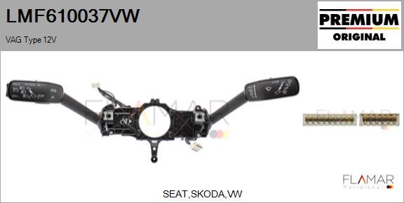 FLAMAR LMF610037VW
 - Steering Column Switch car-mod.net