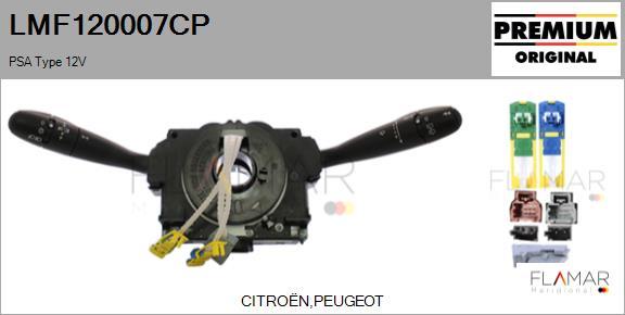 FLAMAR LMF120007CP
 - Steering Column Switch car-mod.net