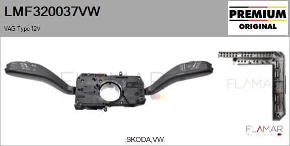 FLAMAR LMF320037VW
 - Steering Column Switch car-mod.net