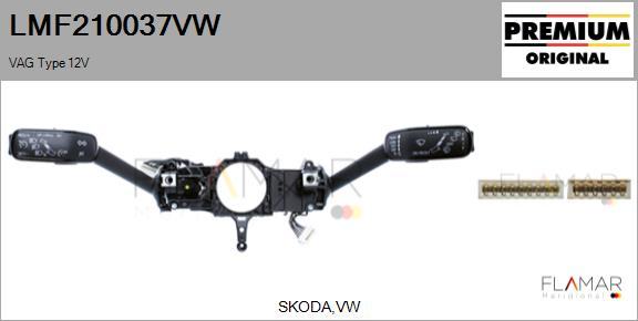 FLAMAR LMF210037VW
 - Steering Column Switch car-mod.net