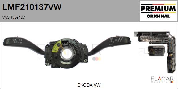 FLAMAR LMF210137VW
 - Steering Column Switch car-mod.net