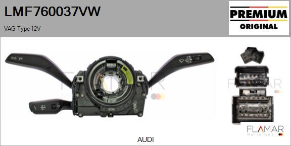 FLAMAR LMF760037VW
 - Steering Column Switch car-mod.net