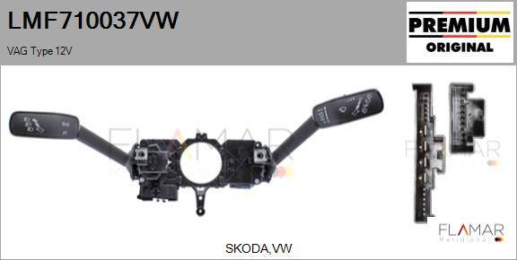 FLAMAR LMF710037VW
 - Steering Column Switch car-mod.net