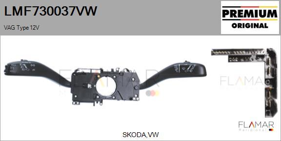 FLAMAR LMF730037VW
 - Steering Column Switch car-mod.net
