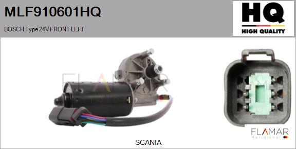FLAMAR MLF910601HQ - Wiper Motor car-mod.net