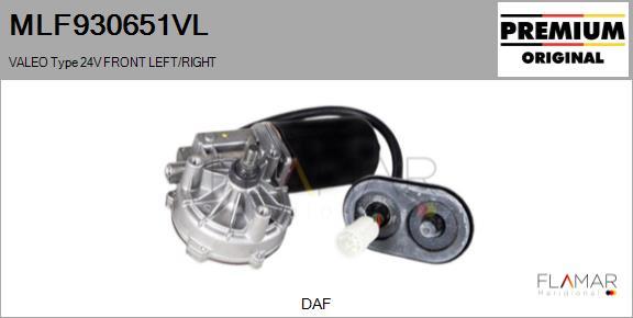 FLAMAR MLF930651VL - Wiper Motor car-mod.net