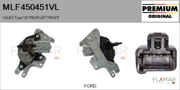 FLAMAR MLF450451VL - Wiper Motor car-mod.net