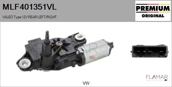 FLAMAR MLF401351VL - Wiper Motor car-mod.net