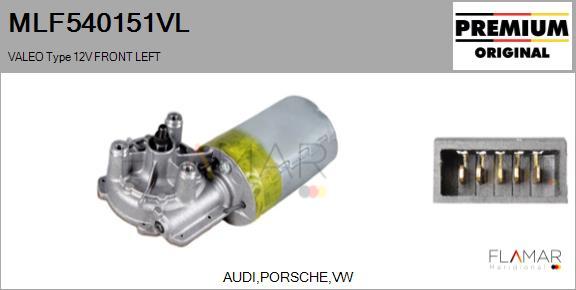 FLAMAR MLF540151VL - Wiper Motor car-mod.net