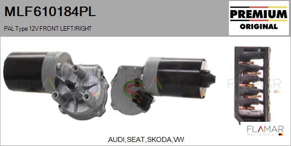 FLAMAR MLF610184PL - Wiper Motor car-mod.net