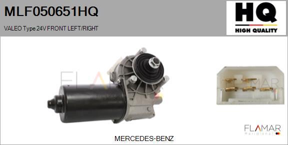 FLAMAR MLF050651HQ - Wiper Motor car-mod.net