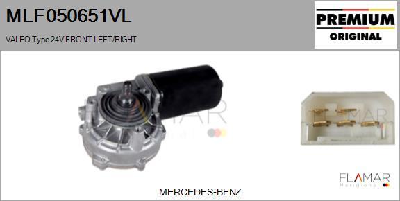FLAMAR MLF050651VL - Wiper Motor car-mod.net