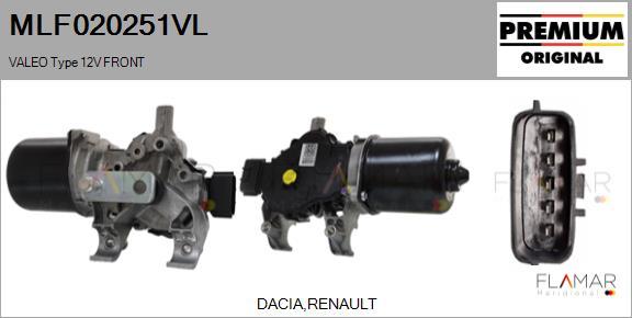 FLAMAR MLF020251VL - Wiper Motor car-mod.net