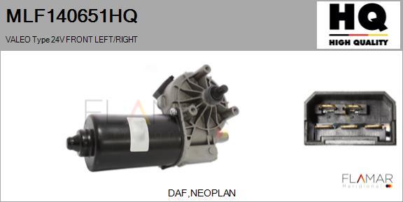 FLAMAR MLF140651HQ - Wiper Motor car-mod.net