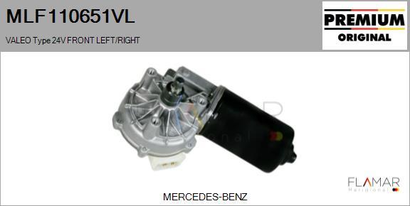 FLAMAR MLF110651VL - Wiper Motor car-mod.net