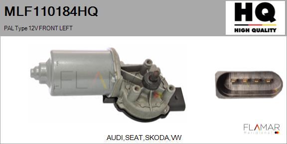 FLAMAR MLF110184HQ - Wiper Motor car-mod.net