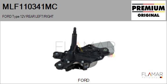 FLAMAR MLF110341MC - Wiper Motor car-mod.net
