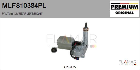 FLAMAR MLF810384PL - Wiper Motor car-mod.net