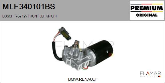 FLAMAR MLF340101BS - Wiper Motor car-mod.net