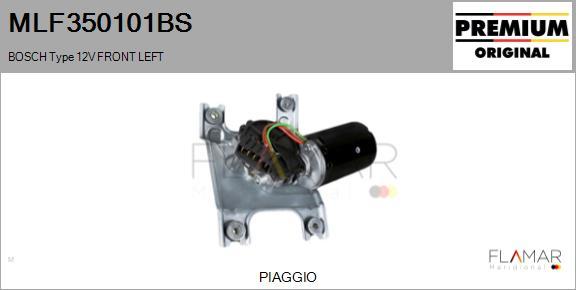 FLAMAR MLF350101BS - Wiper Motor car-mod.net