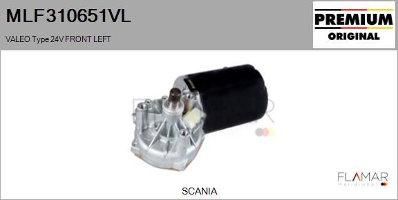FLAMAR MLF310651VL - Wiper Motor car-mod.net