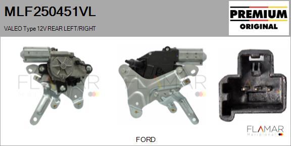 FLAMAR MLF250451VL - Wiper Motor car-mod.net
