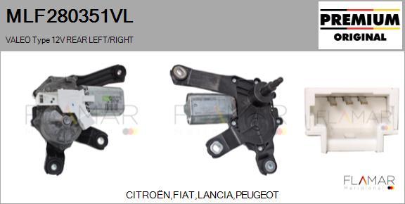 FLAMAR MLF280351VL - Wiper Motor car-mod.net