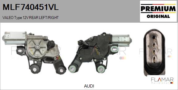 FLAMAR MLF740451VL - Wiper Motor car-mod.net