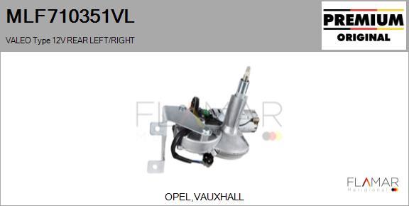 FLAMAR MLF710351VL - Wiper Motor car-mod.net