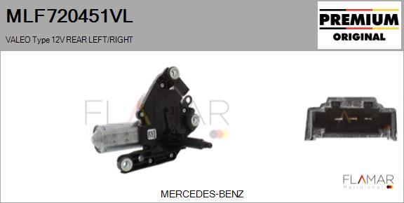 FLAMAR MLF720451VL - Wiper Motor car-mod.net