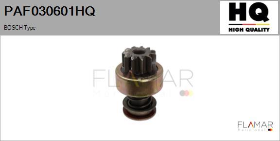 FLAMAR PAF030601HQ - Bendix, starter pinion car-mod.net
