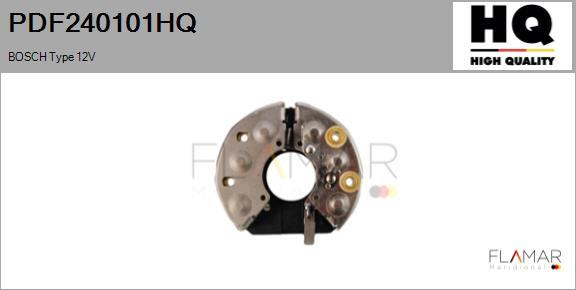 FLAMAR PDF240101HQ - Rectifier, alternator car-mod.net