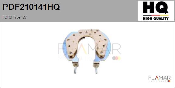 FLAMAR PDF210141HQ - Rectifier, alternator car-mod.net