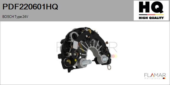 FLAMAR PDF220601HQ - Rectifier, alternator car-mod.net