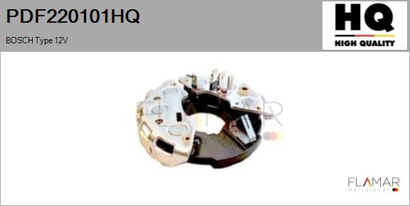 FLAMAR PDF220101HQ - Rectifier, alternator car-mod.net