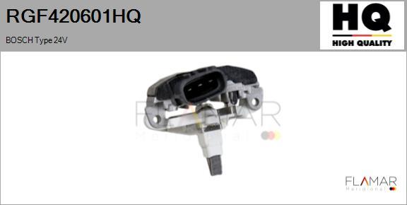 FLAMAR RGF420601HQ - Voltage regulator, alternator car-mod.net