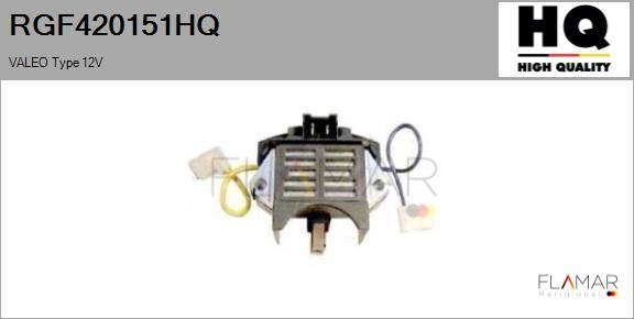 FLAMAR RGF420151HQ - Voltage regulator, alternator car-mod.net