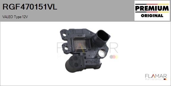 FLAMAR RGF470151VL - Voltage regulator, alternator car-mod.net