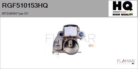 FLAMAR RGF510153HQ - Voltage regulator, alternator car-mod.net