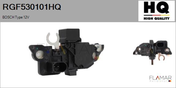 FLAMAR RGF530101HQ - Voltage regulator, alternator car-mod.net