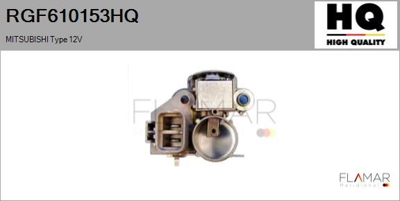 FLAMAR RGF610153HQ - Voltage regulator, alternator car-mod.net